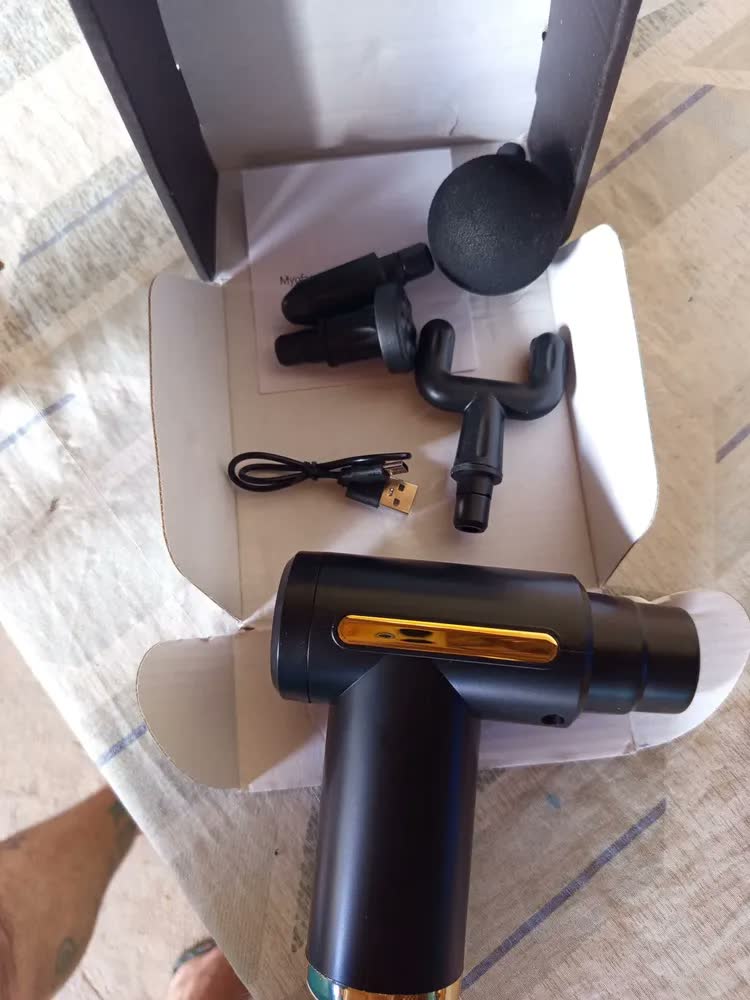 foto de Massageador Muscular Profissional Elétrico Portátil Pistola Aparelho Fisioterapia Redfin vlx