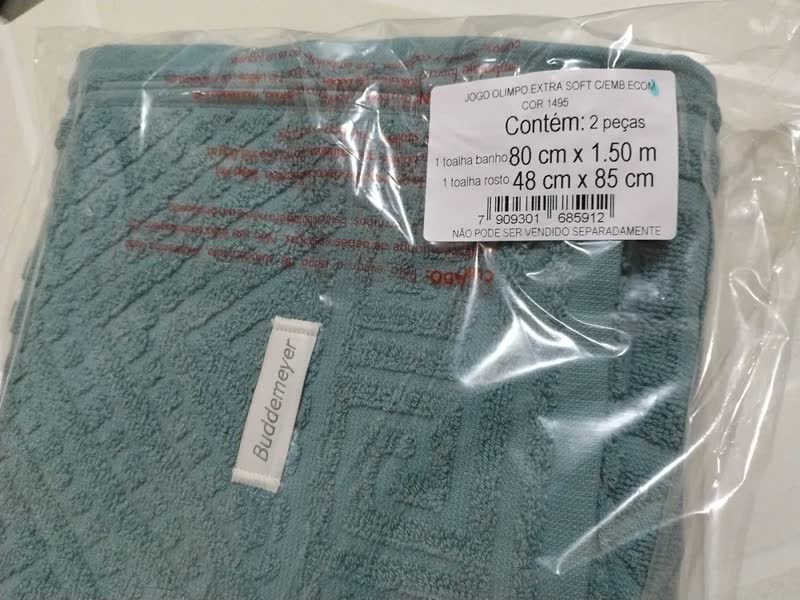 foto de Jogo De Toalhas Banhão Buddemeyer Olimpo Extra Soft 2 Peças