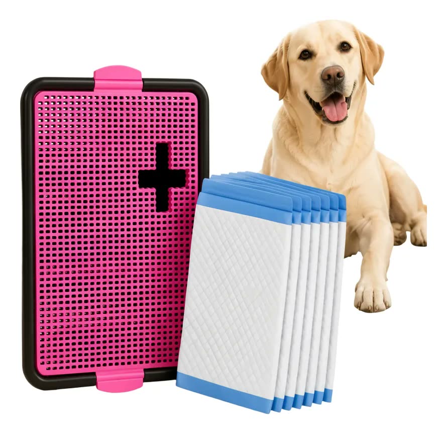 foto de Tapete Higiênico Sanitário Canino Xixi Banheiro Pet Cachorro