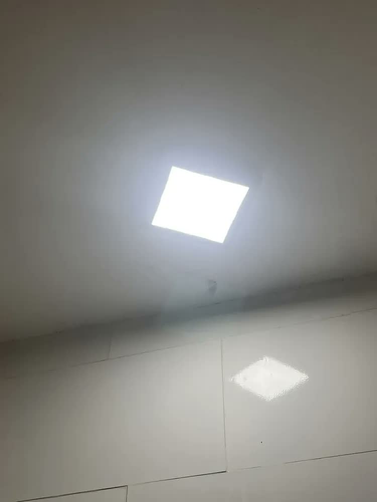 foto de Kit 5 Painel Plafon Led Sobrepor Quadrado 18w Branco Frio