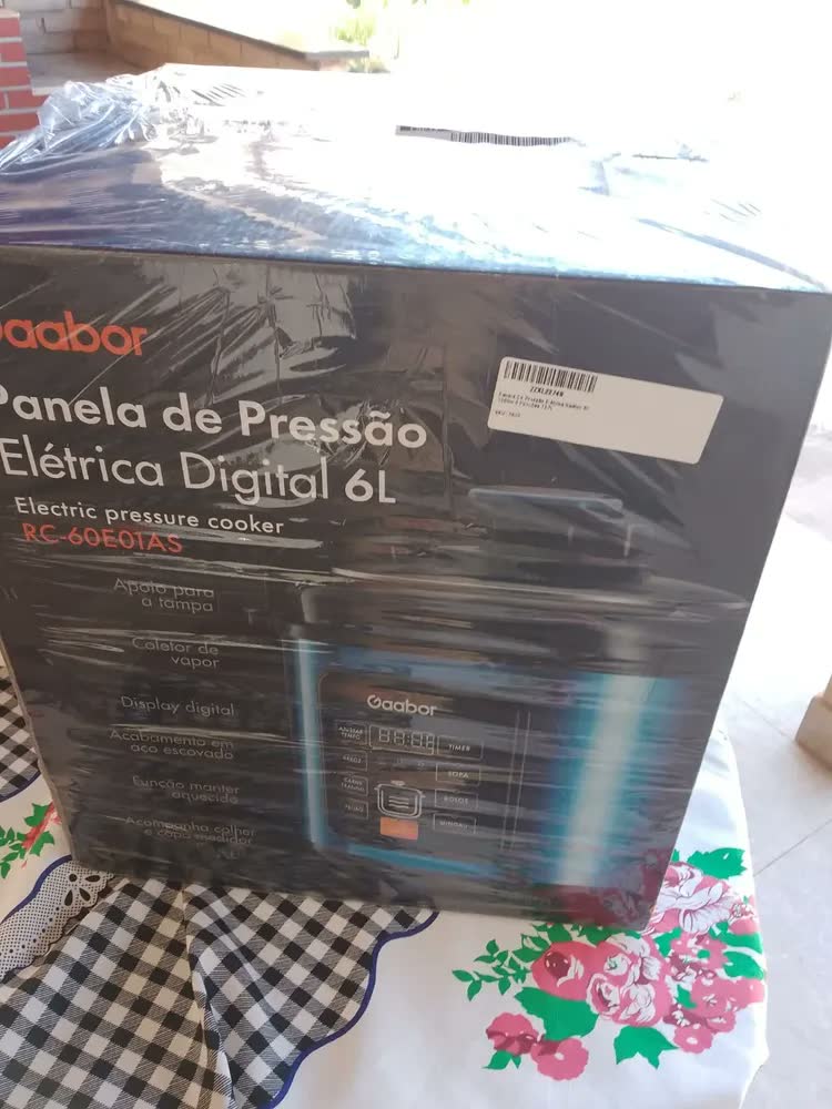 foto de Gaabor Panela Elétrica 6l 1000w 8 Funções Antiaderente Azul
