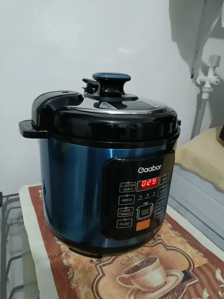 foto de Gaabor Panela Elétrica 6l 1000w 8 Funções Antiaderente Azul