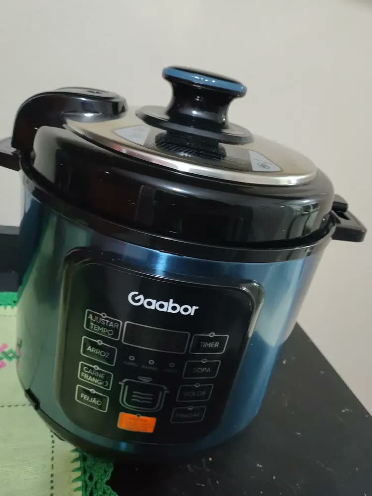 foto de Gaabor Panela Elétrica 6l 1000w 8 Funções Antiaderente Azul