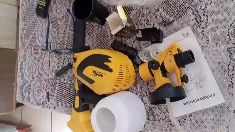 foto de Pistola De Pintura Eletrica Pulverizador Profissional Hvlp