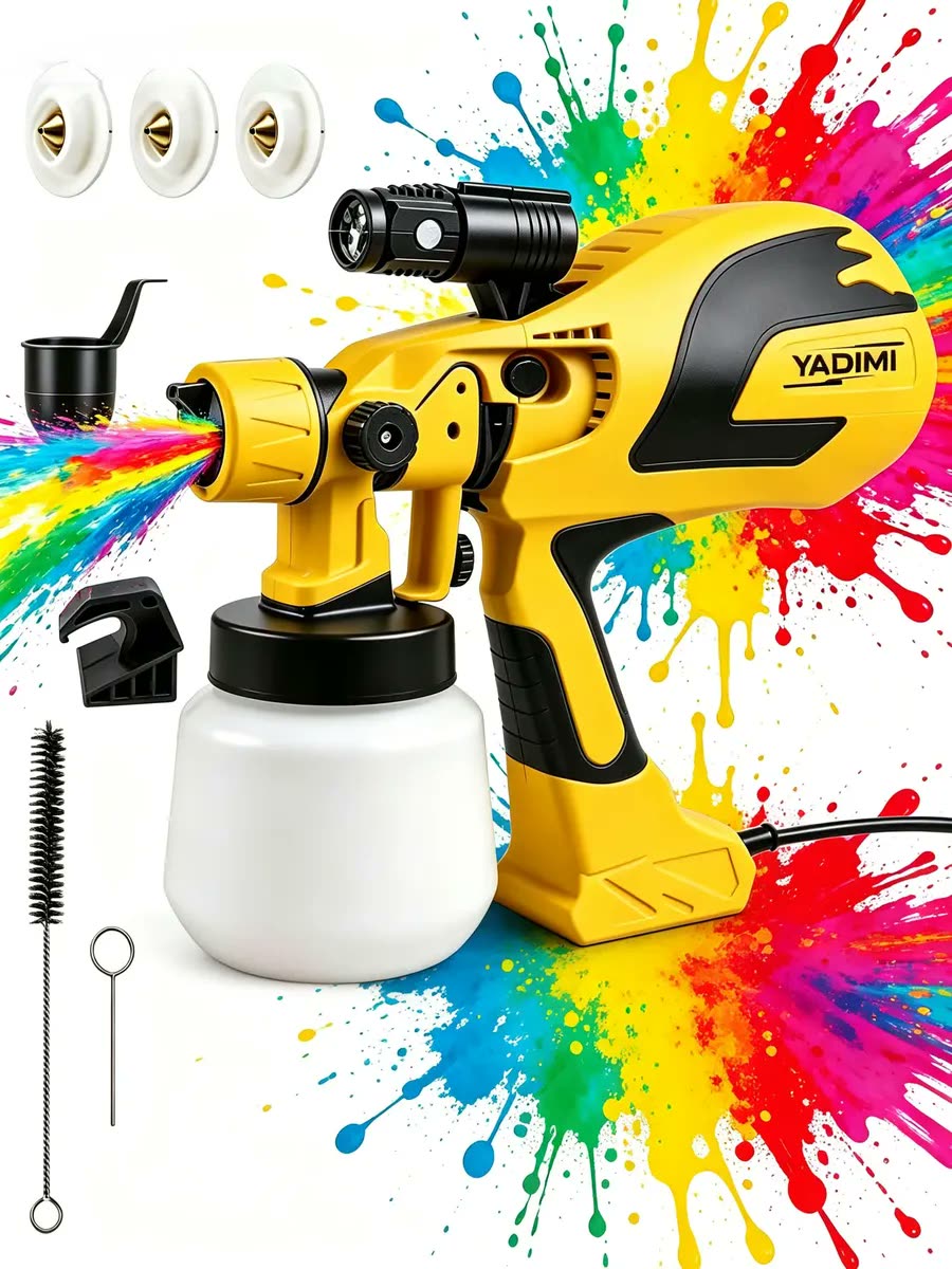 Pistola De Pintura Eletrica Pulverizador Profissional Hvlp