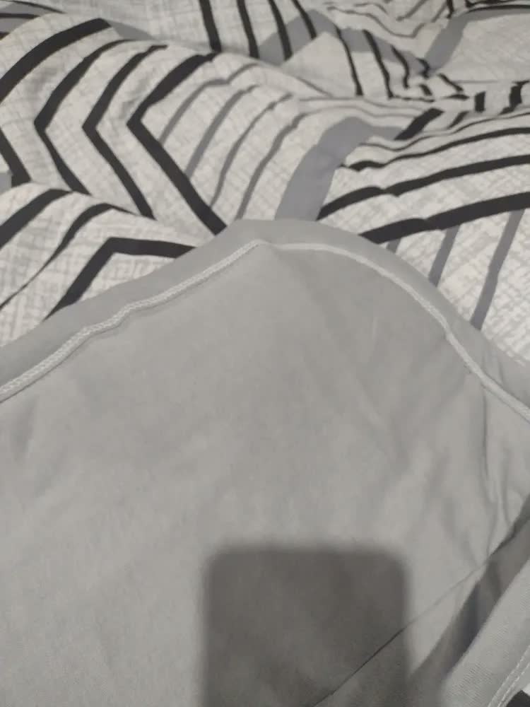 foto de Edredom Casal Cobertor Malha 100% Algodão Dupla Face Estampado C/ Viés Fio Penteado 30/1 Camaria Cinza