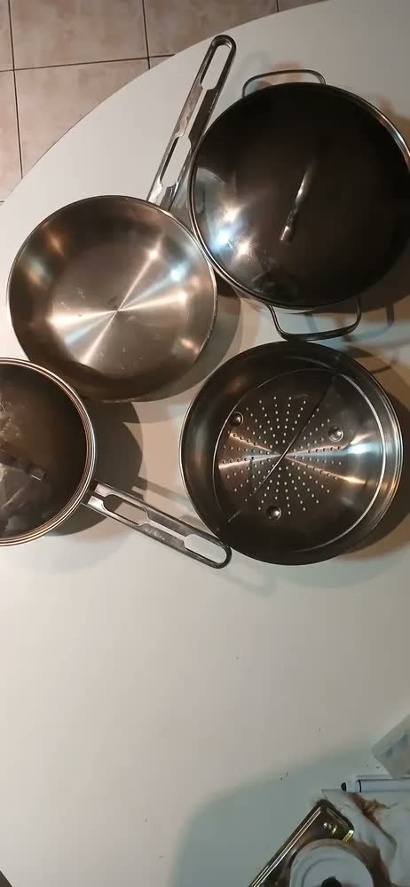 foto de Jogo De Panelas Inox Fundo Triplo Allegra 4 Peças Tramontina