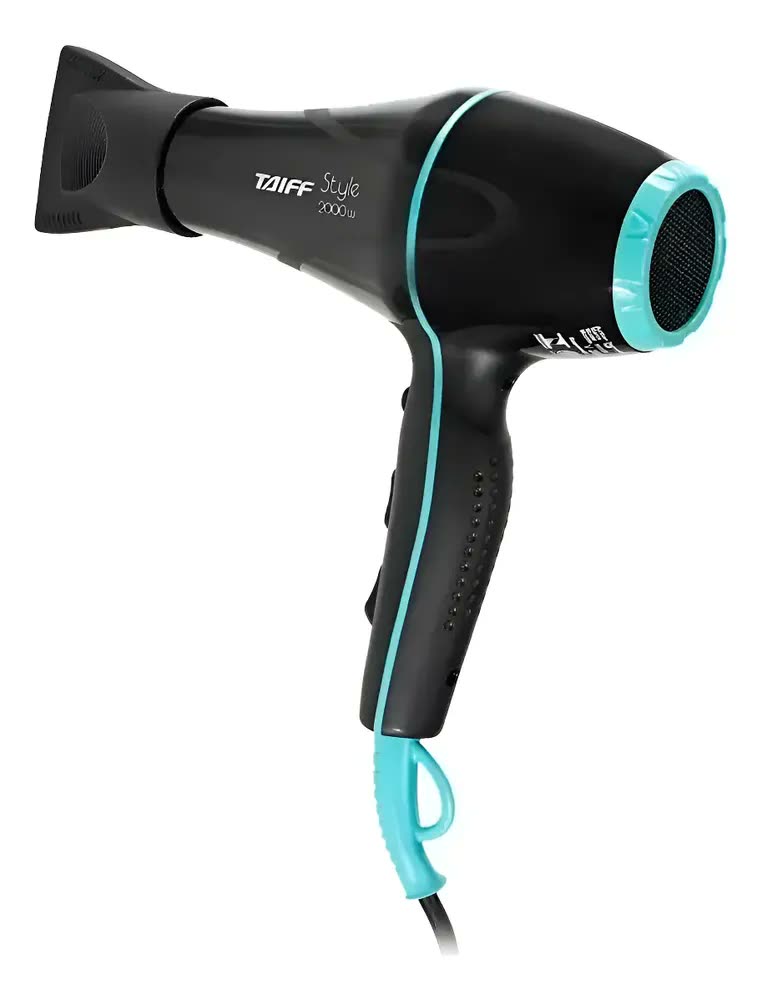 foto de Secador Cabelo 2000w Taiff Profissional Style Preto Potente