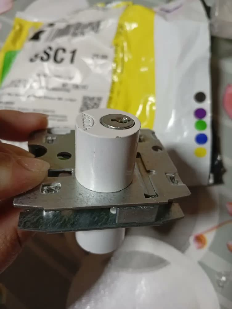 foto de Fechadura Para Porta De Vidro Cor Preto