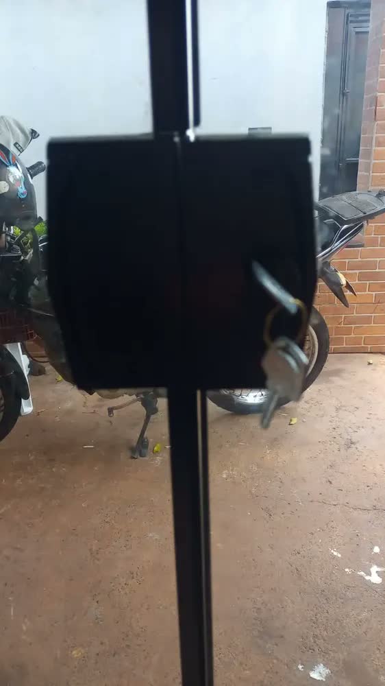 foto de Fechadura Para Porta De Vidro Cor Preto