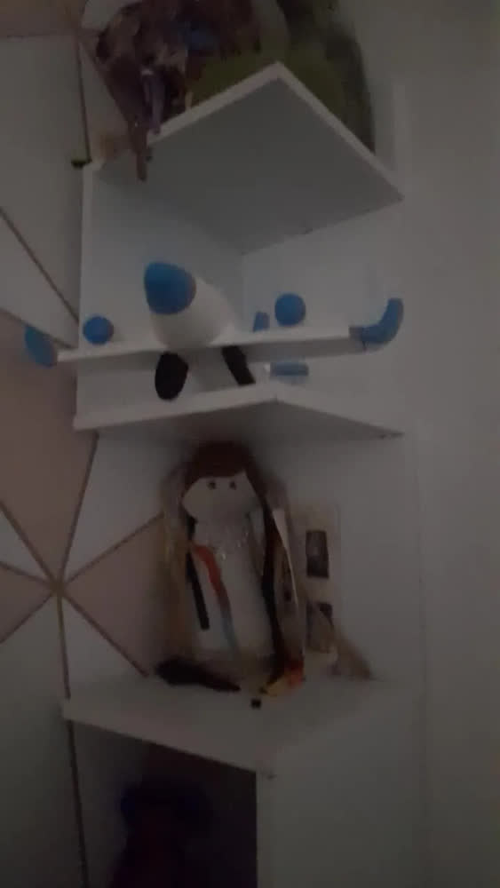 foto de Prateleira Estante Livros Nicho De Canto Reto Para Quarto