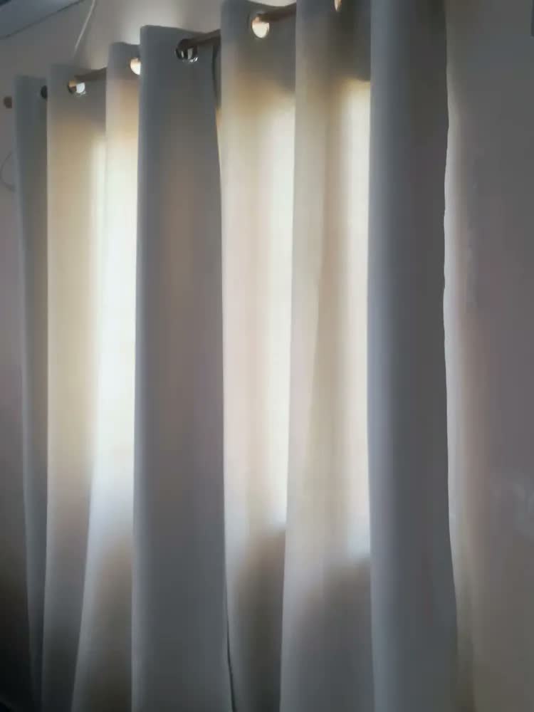 foto de Cortina Blackout Em Tecido 2,80x2,30 Corta Luz Cor Tabaco