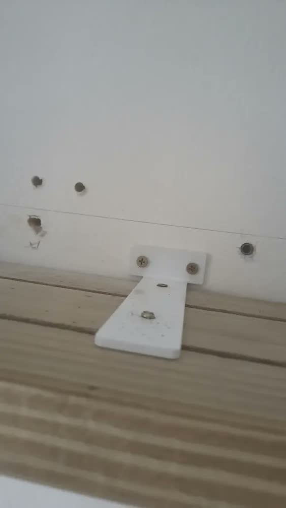 foto de Suporte Mão Francesa de Aço para Prateleira 15 cm, Industrial e Branco (Kit com 2 Unidades)