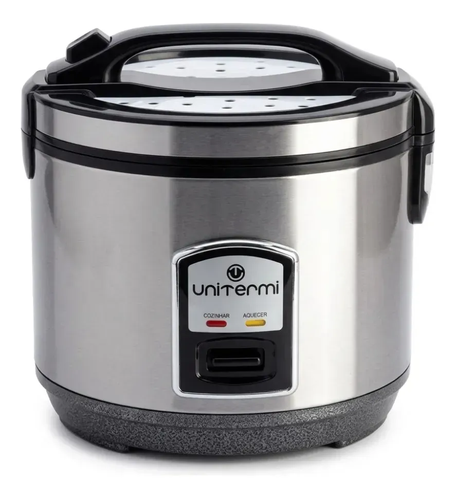 foto de Panela Elétrica de Arroz Unitermi 10 Xícaras Inox 500W