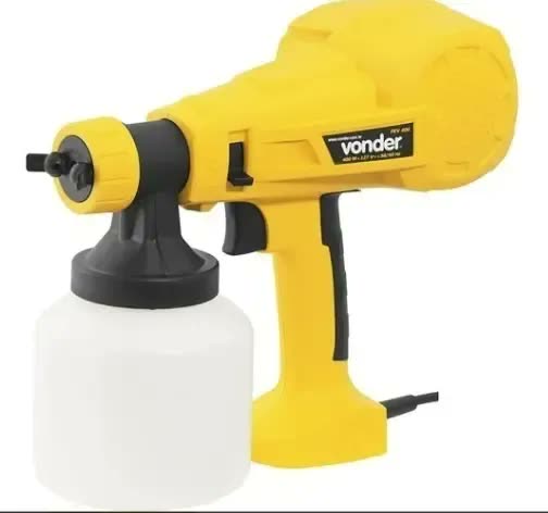 Pistola P/pintura Eletrica Compressor Pintura Pev400
