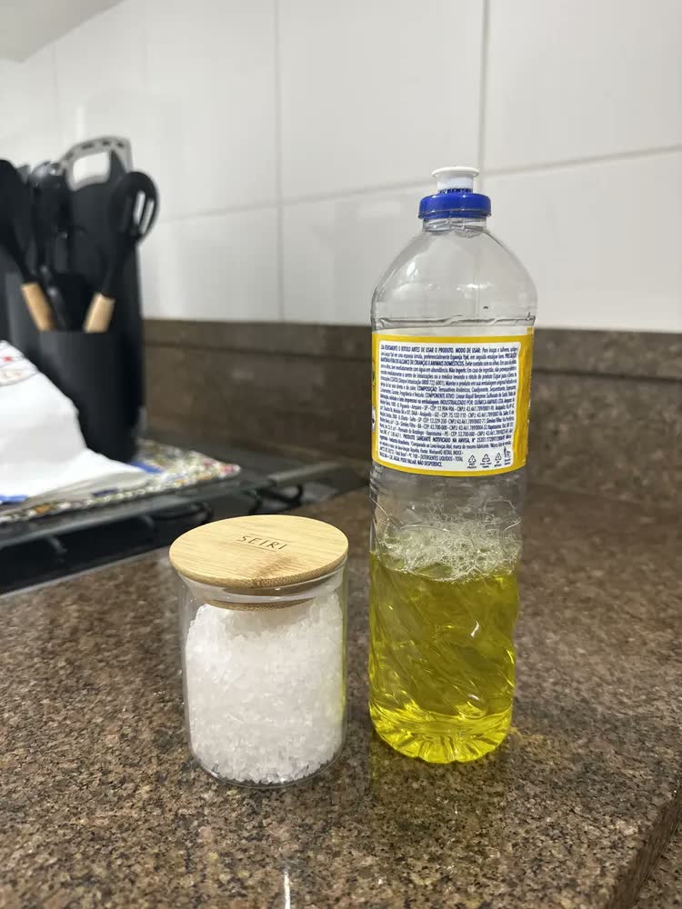 foto de Kit 6 Potes Porta Temperos Vidro Borossilicato Hermético Tampa Bambu Organizador Cozinha 200 ml Seiri
