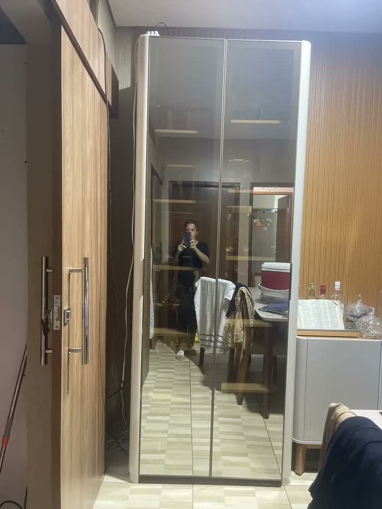 foto de Sapateira 1 Porta Espelhada Gold 100% Mdf Wt