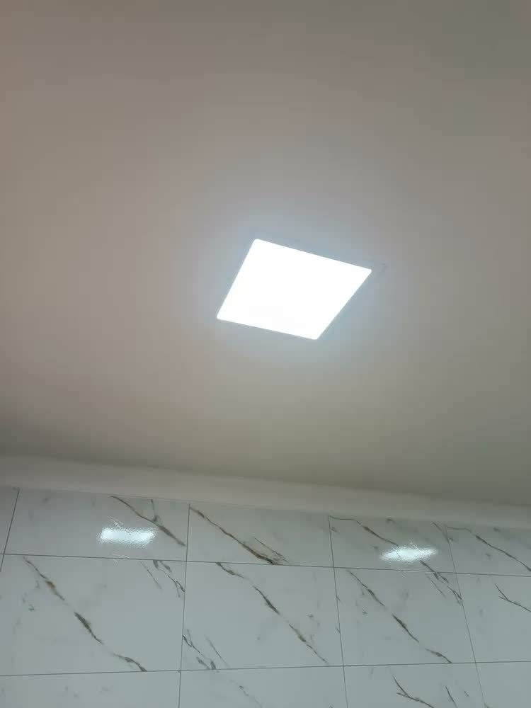 foto de Painel Plafon Led 24w Quadrado Embutir Branco Frio 29x29