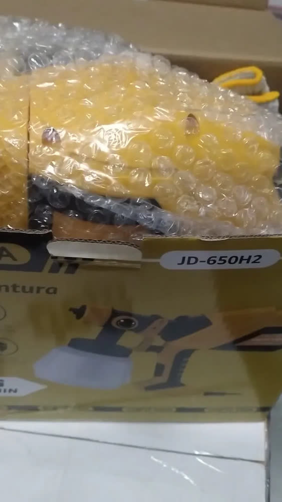foto de Pistola De Pintura Hvlp Portátil 650w 1000ml 3 Bicos Latão