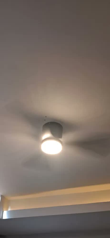 foto de Ventilador De Teto 42'' Silencioso Com Lâmpada Controle 3pás