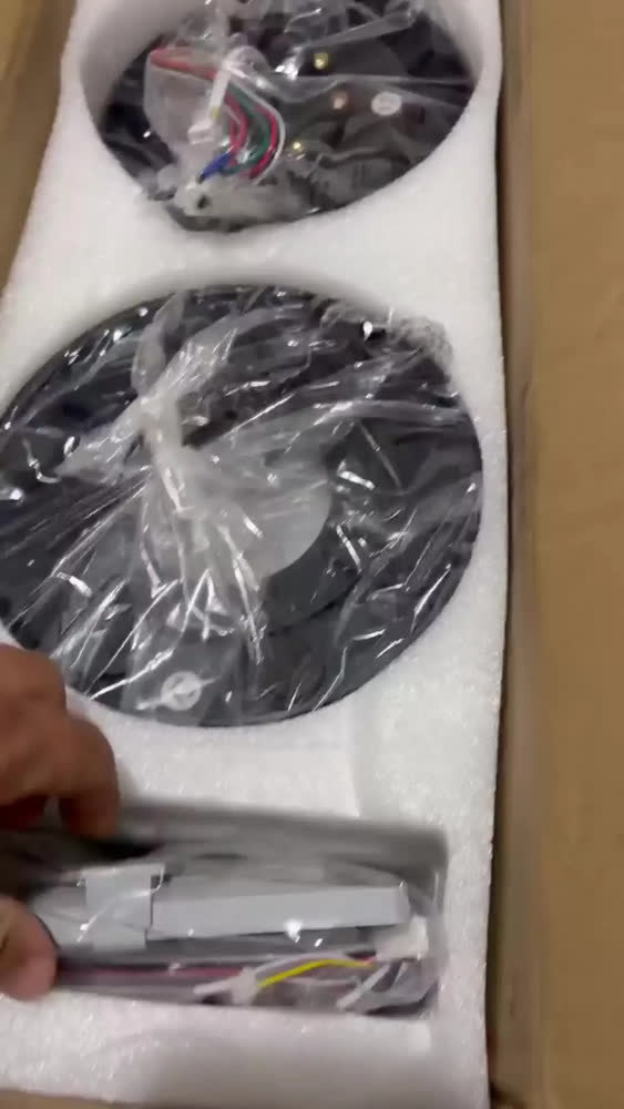 foto de Ventilador De Teto 42'' Silencioso Com Lâmpada Controle 3pás
