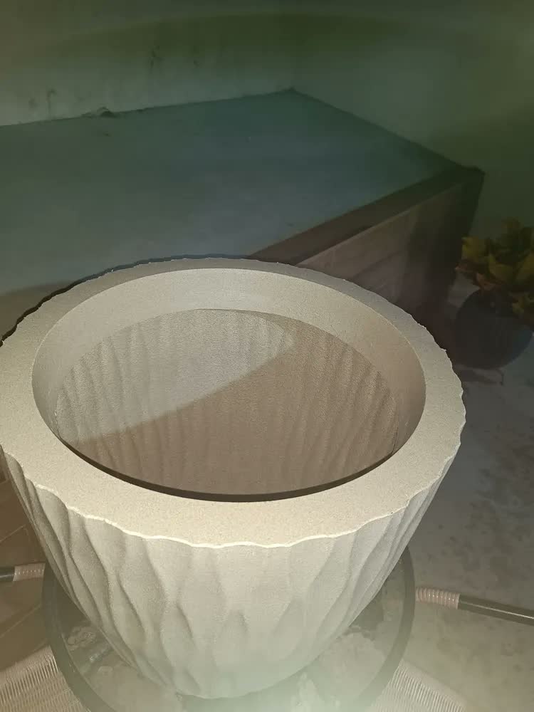 foto de Vaso Grande Alto Redondo De Planta Frutifera Arvore 50cm