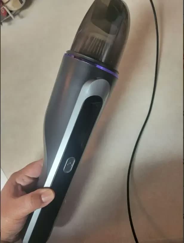 foto de Aspirador Portátil Sem Fio para Carro Drecell de 80W com Motor sem Escova e Filtro HEPA