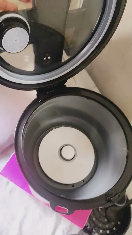 foto de Panela De Arroz Visio Rice Glass Elétrica 700w Preta Elgin Preto 60hz