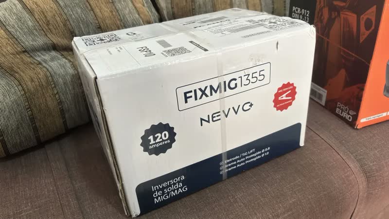 foto de Máquina Inversora de Solda Mig Sem Gás Bivolt 3 Em 1 Mma Tig Nevvo + Arame
