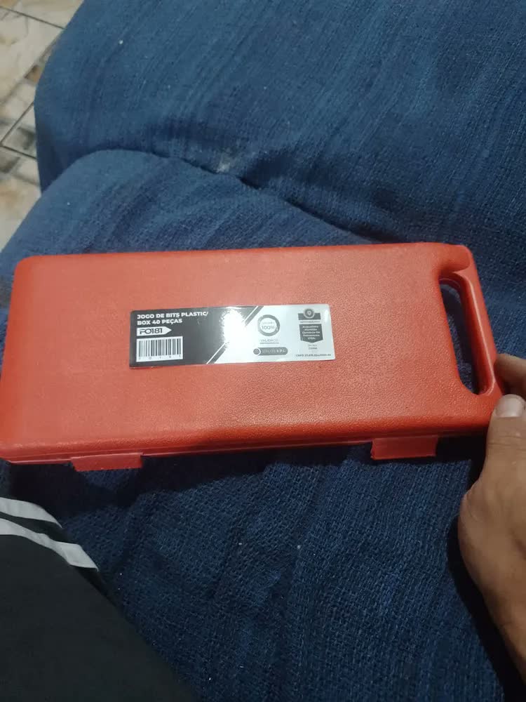 foto de Jogo de Ferramentas Feron 40 Peças Bits Allen Torx Multidentado Aço Cromo Vanádio