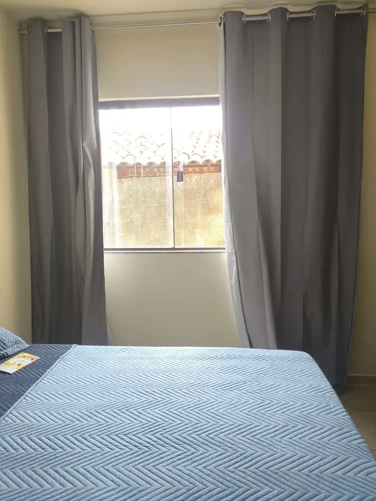 foto de Cortina Blackout 100% Em Tecido + Pvc 3,00m X 2,70m Cinza