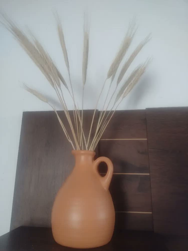 foto de Vaso Decorativo Jarro Boho Em Ceramica Enfeite Sala Mart