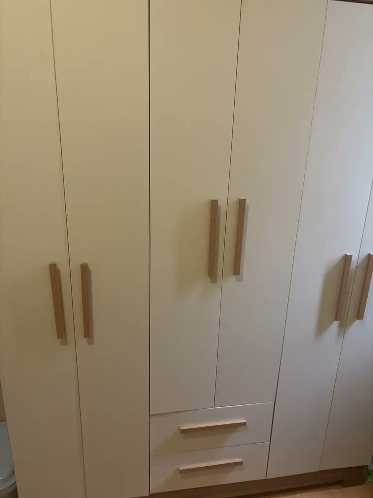 foto de Guarda Roupas Casal 6 Portas 2 Gavetas Libano Notável Cor Madeir/off