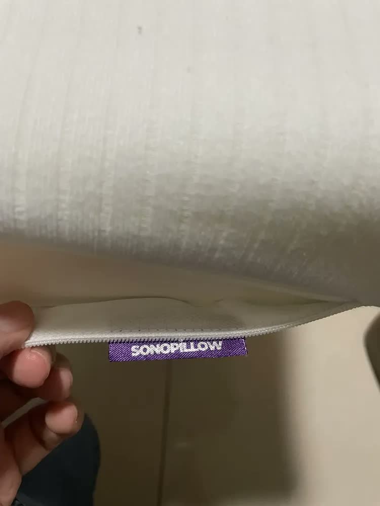 foto de Travesseiro Ergonômico Cervical - Sonopillow® - O Melhor Travesseiro Para Dor No Pescoço E Na Coluna Antialérgico Com Capa Removível Com Zíper
