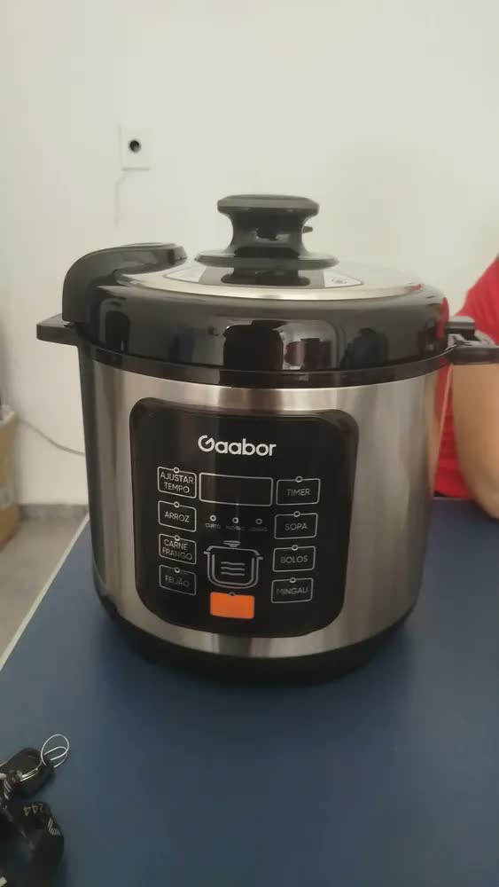 foto de Gaabor Panela De Pressão Elétrica Orion Rc-s60e02a Cor Inox Frequência 60 Hz
