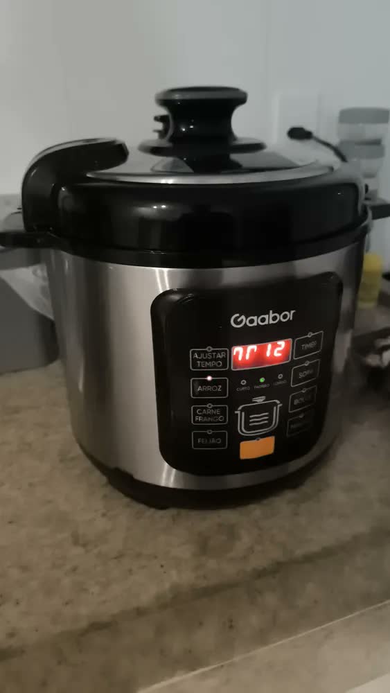 foto de Gaabor Panela De Pressão Elétrica Orion Rc-s60e02a Cor Inox Frequência 60 Hz