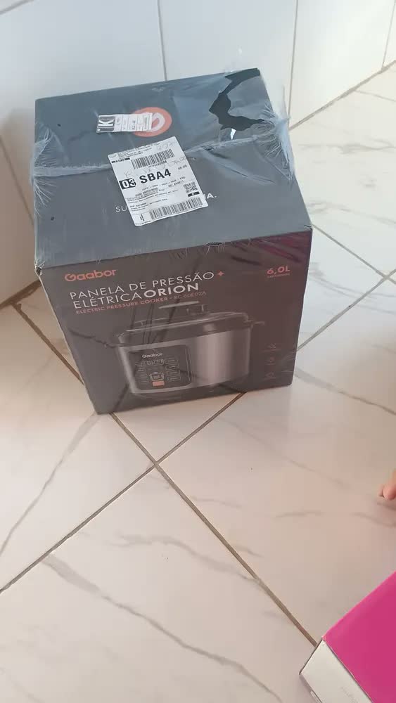 foto de Gaabor Panela De Pressão Elétrica Orion Rc-s60e02a Cor Inox Frequência 60 Hz