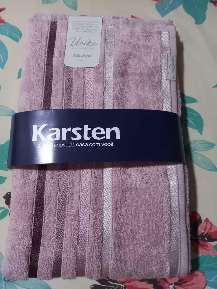 foto de Toalha Banhão Lumina Gris/greige Karsten Cor U