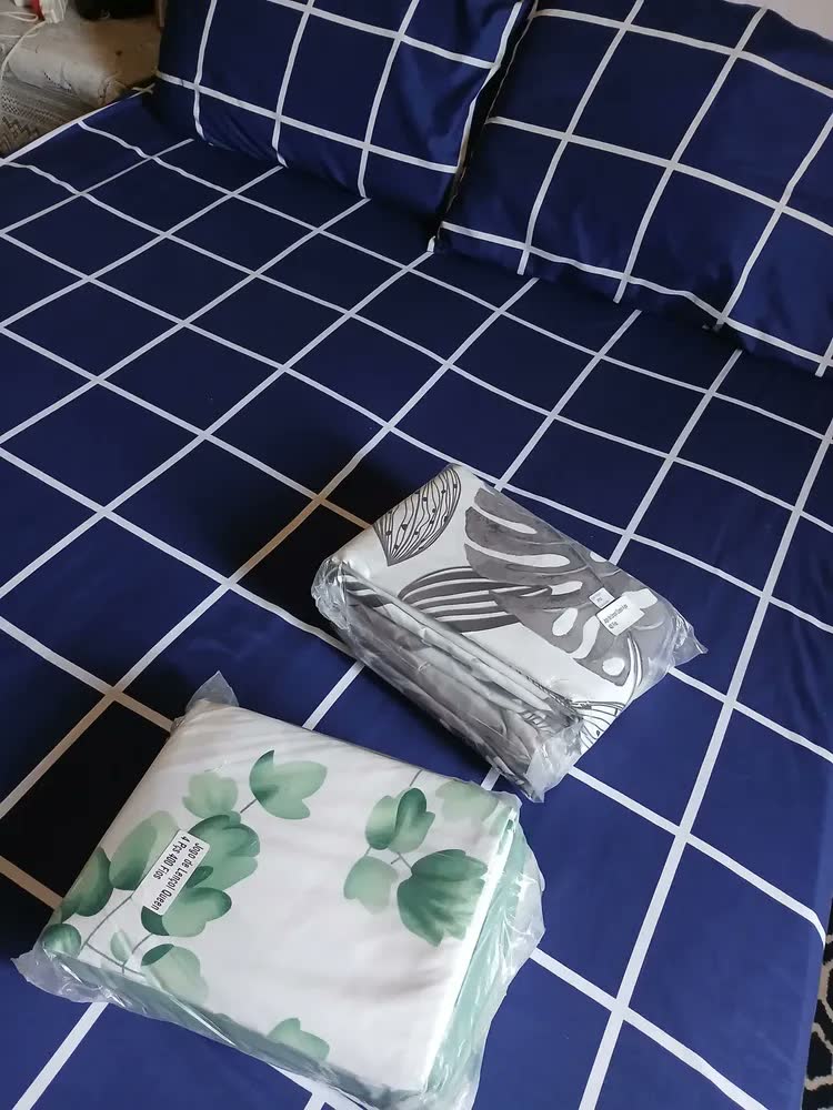 foto de Jogo De Lençol Queen 4 Peças Percal 400 Fios Elástico Macio