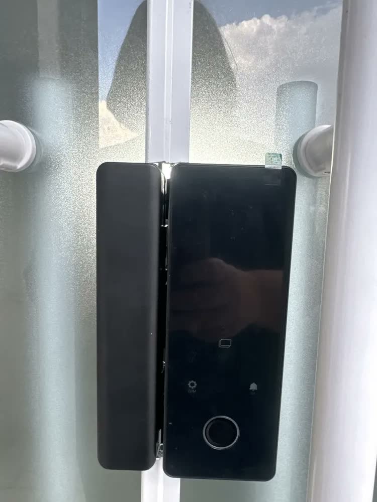 foto de Fechadura Digital Porta De Vidro App Senhas Tag Digital Ip68