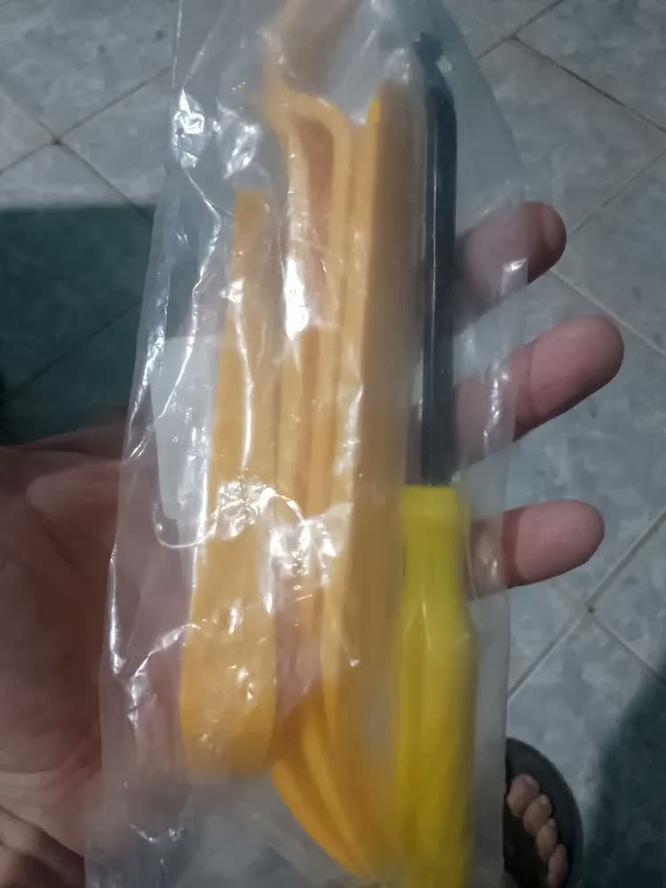 foto de Jogo De Espátulas Automotivas Nylon 5 Peças Para Desmontar Painel Metal Show