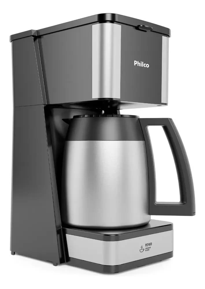 foto de Cafeteira Philco 40 Cafezinhos 1,6l Jarra Em Inox Pcf40d Preto