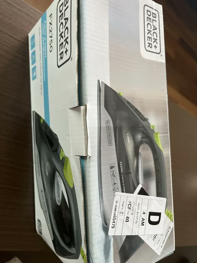 foto de Ferro De Passar Roupa À Seco Ou Vapor Black Decker Fx2750