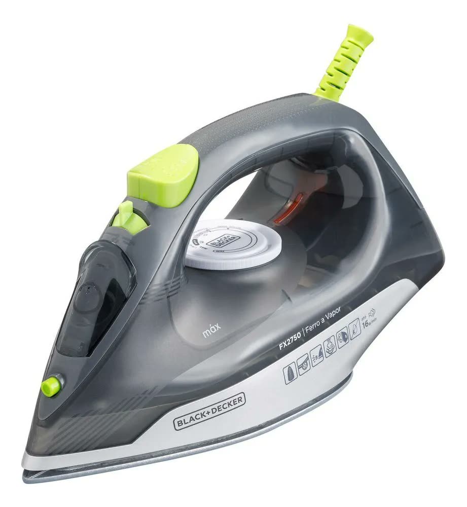 Ferro De Passar Roupa À Seco Ou Vapor Black Decker Fx2750