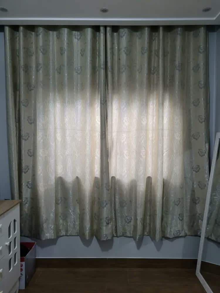 foto de Cortina Blackout Flores Tecido Sala Porta Quarto 4,00x2,50 Cor Floral