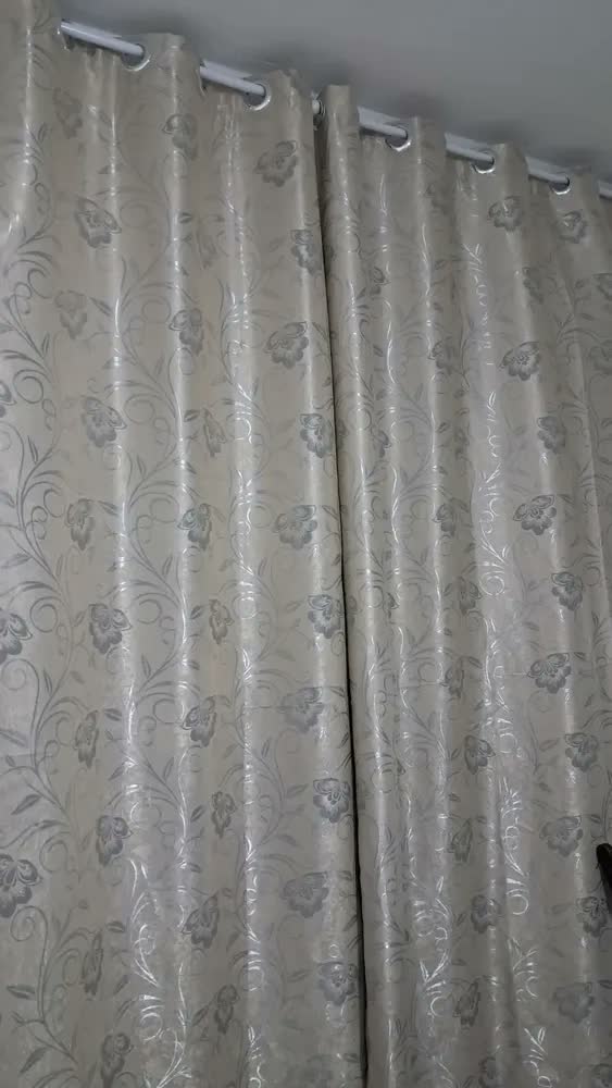 foto de Cortina Blackout Flores Tecido Sala Porta Quarto 4,00x2,50 Cor Floral