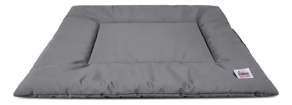 Colchonete Pet Impermeável Cama Cachorro Caminha Pet 80x60 Cor Cinza-escuro Desenho Liso