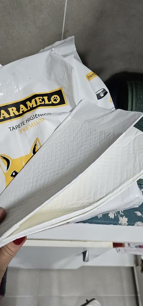 foto de Tapete Higiênico Premium Para Cães 30 Unidades Ultra Absorção 80x60 - Caramelo