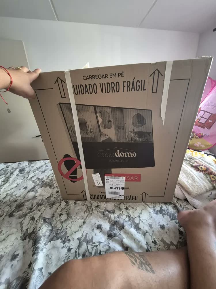 foto de Espelho Redondo Led 60cm Iluminação Moldura Led Frio 6000k Ornamo Decor