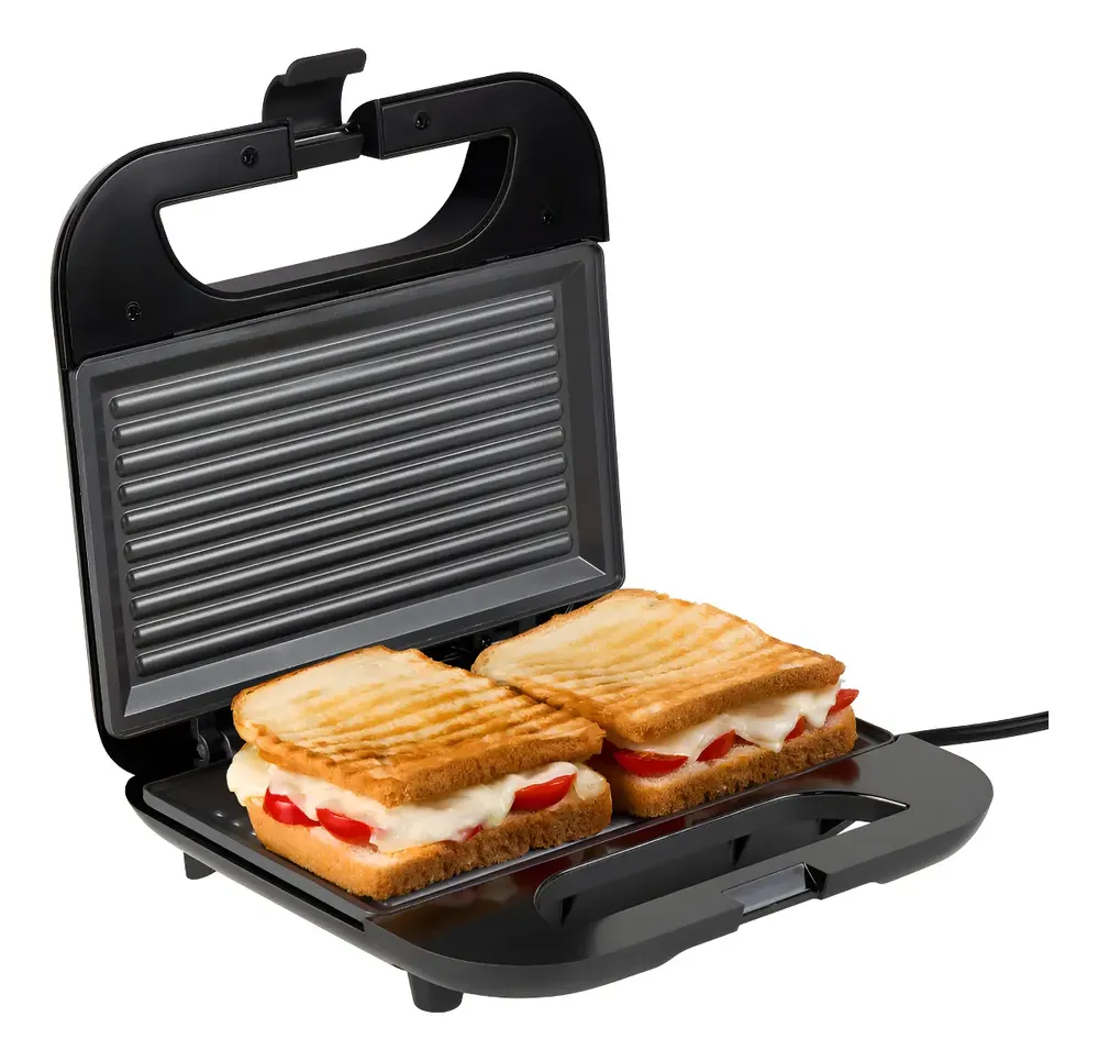 foto de Sanduicheira Grill Elétrico Antiaderente Goo&Go 750W Preto